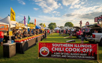 مسابقه‌ی آشپزی فلفل (Chili Cook-Off) جنوب ایلینوی: یه روز پر از فلفل، مسابقه‌ی بلادی مری و حال و هوای تیلگیت در ماریون